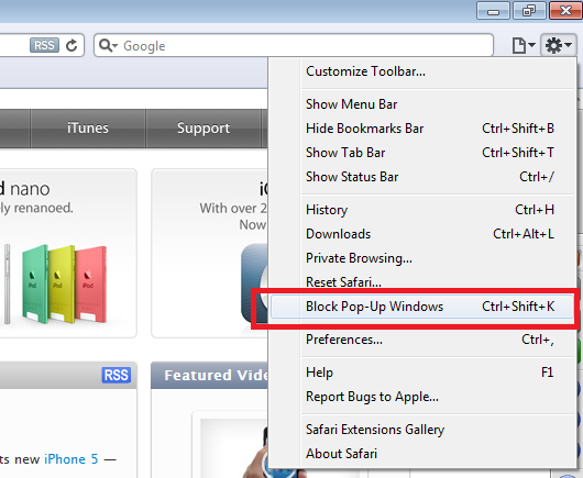 how to access google chrome pop up blocker